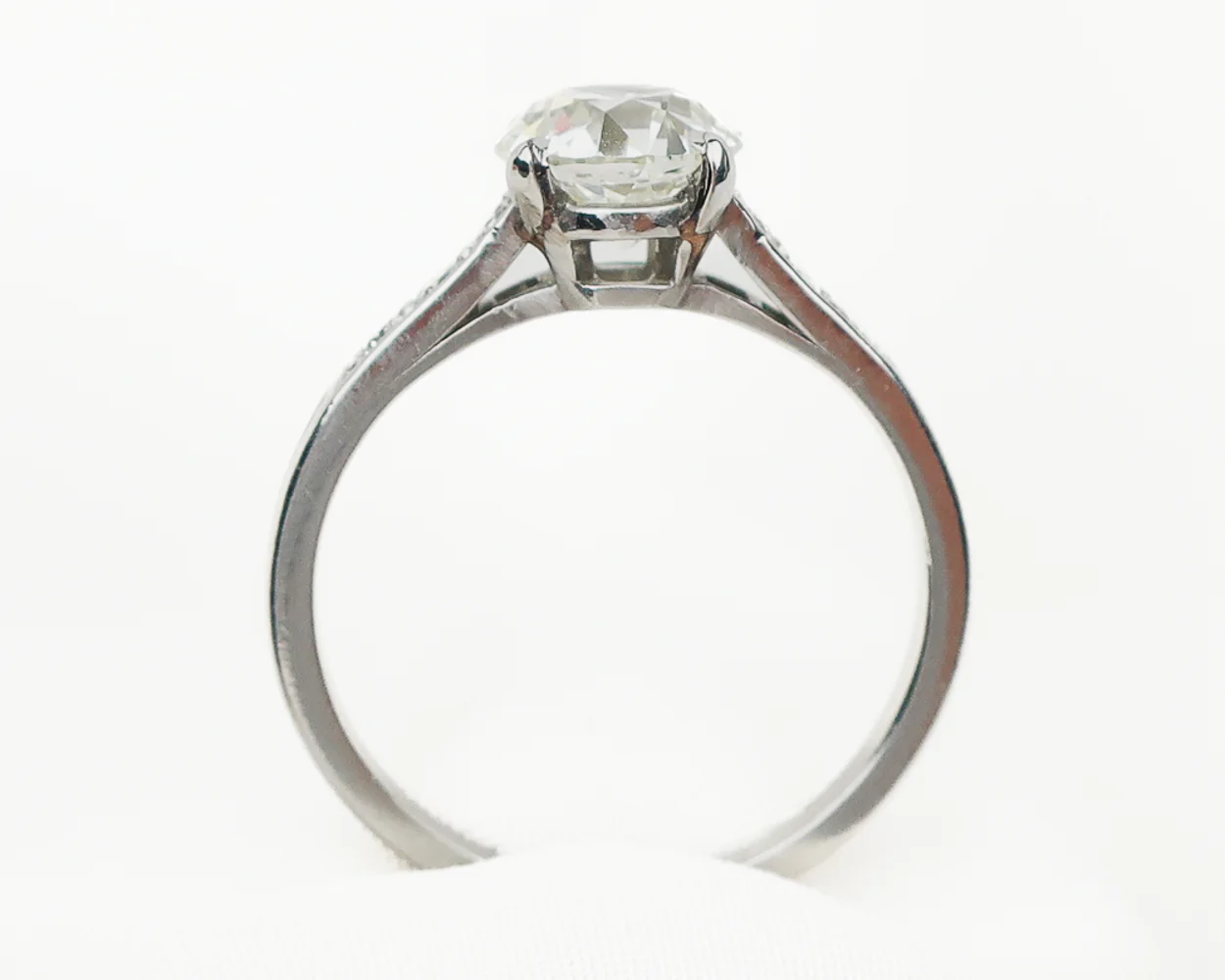 Art Deco Old European-Cut Diamond Engagement Ring - Image 3