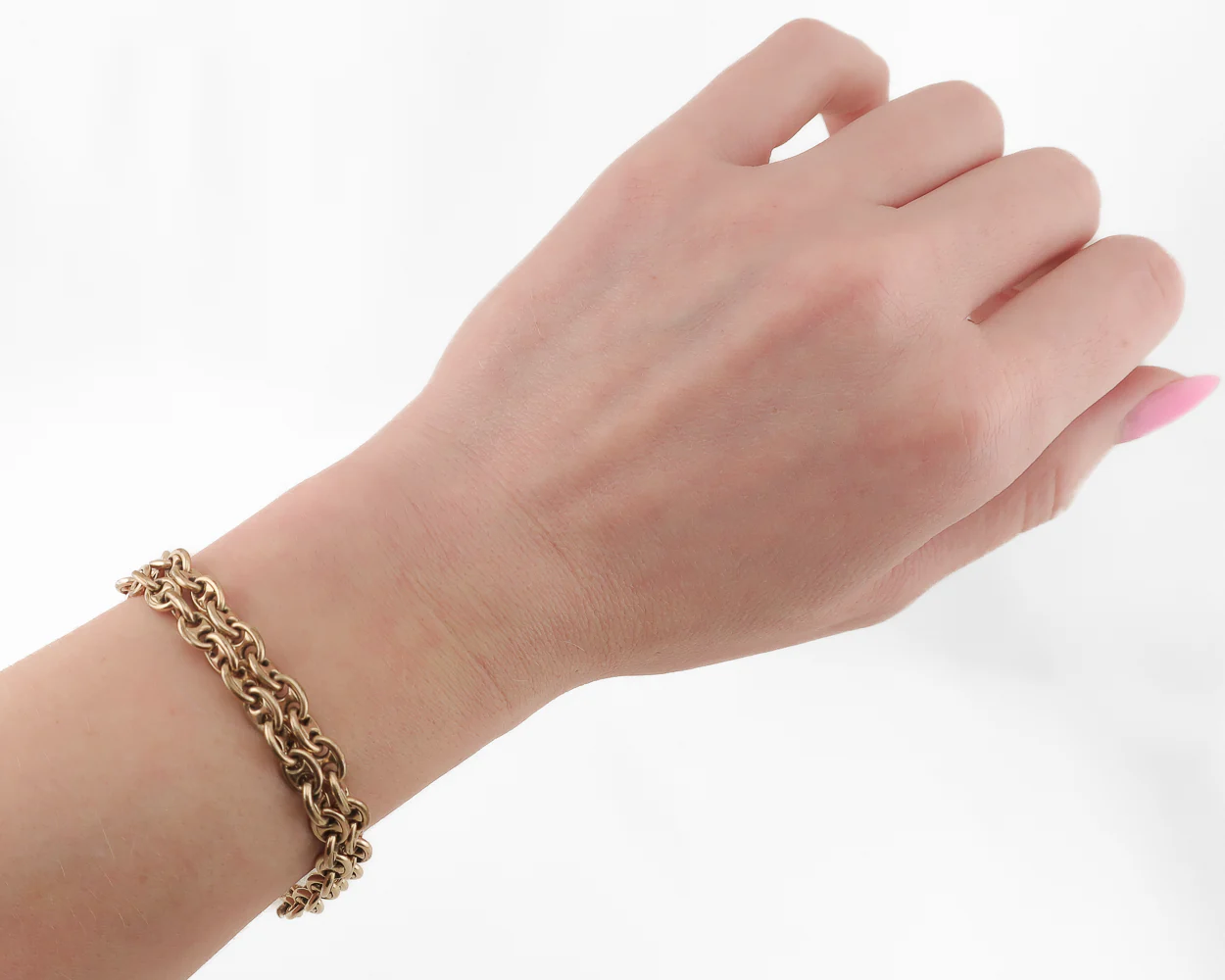 Vintage 10KT Mariner-Link Bracelet - Image 4