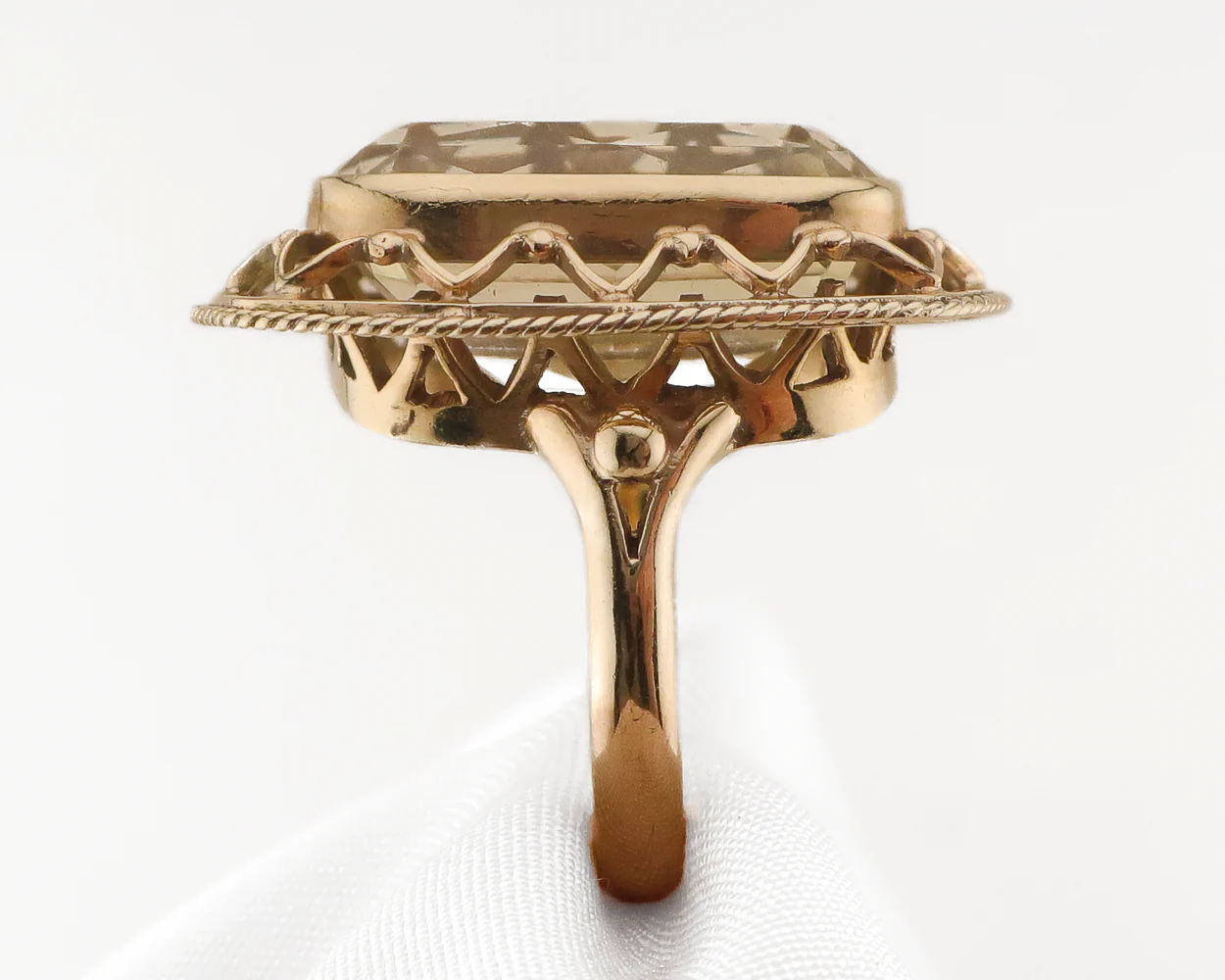 Art Deco Citrine Ring - Image 2