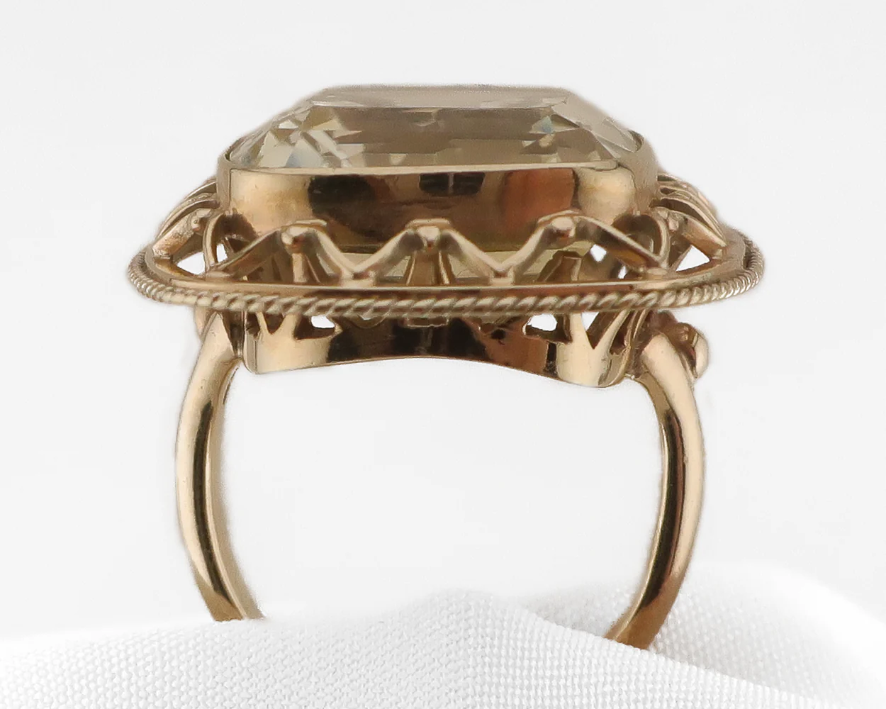 Art Deco Citrine Ring - Image 3