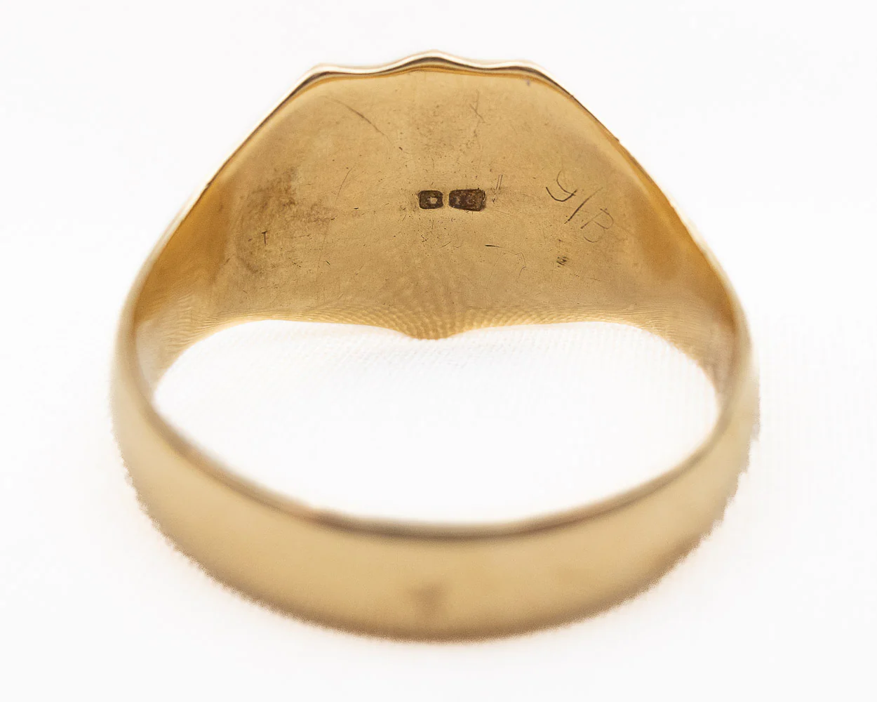 Art Deco Plain Signet Ring - Image 3