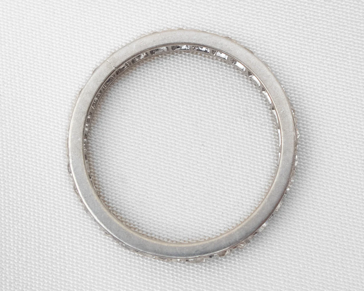Art Deco Platinum Diamond Ring - Image 3