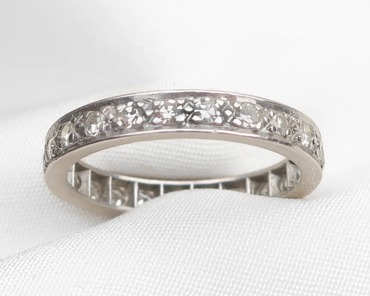 Art Deco Diamond Eternity Band