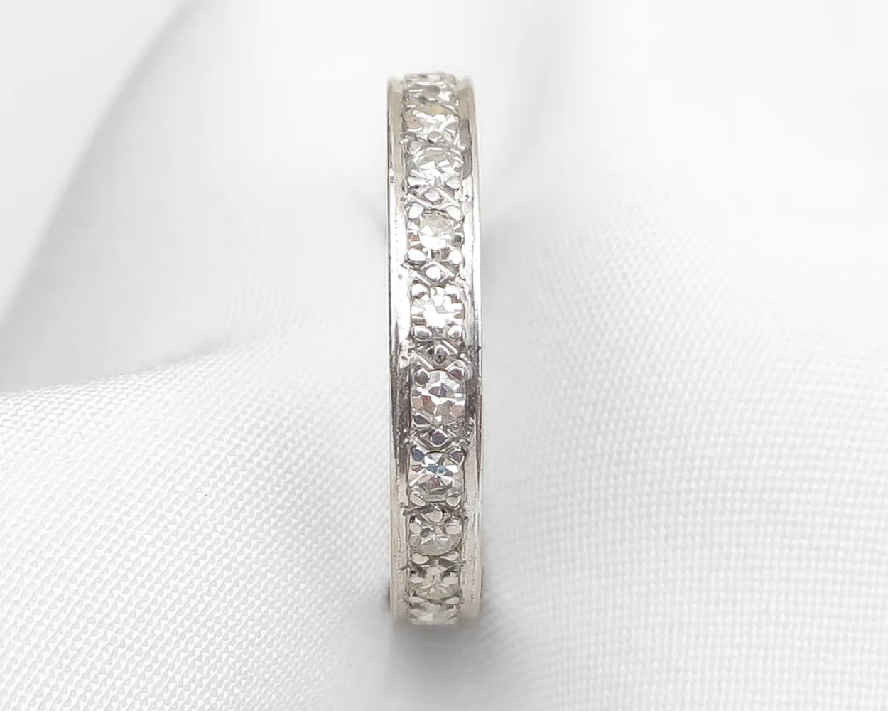 Art Deco Diamond Eternity Band - Image 2