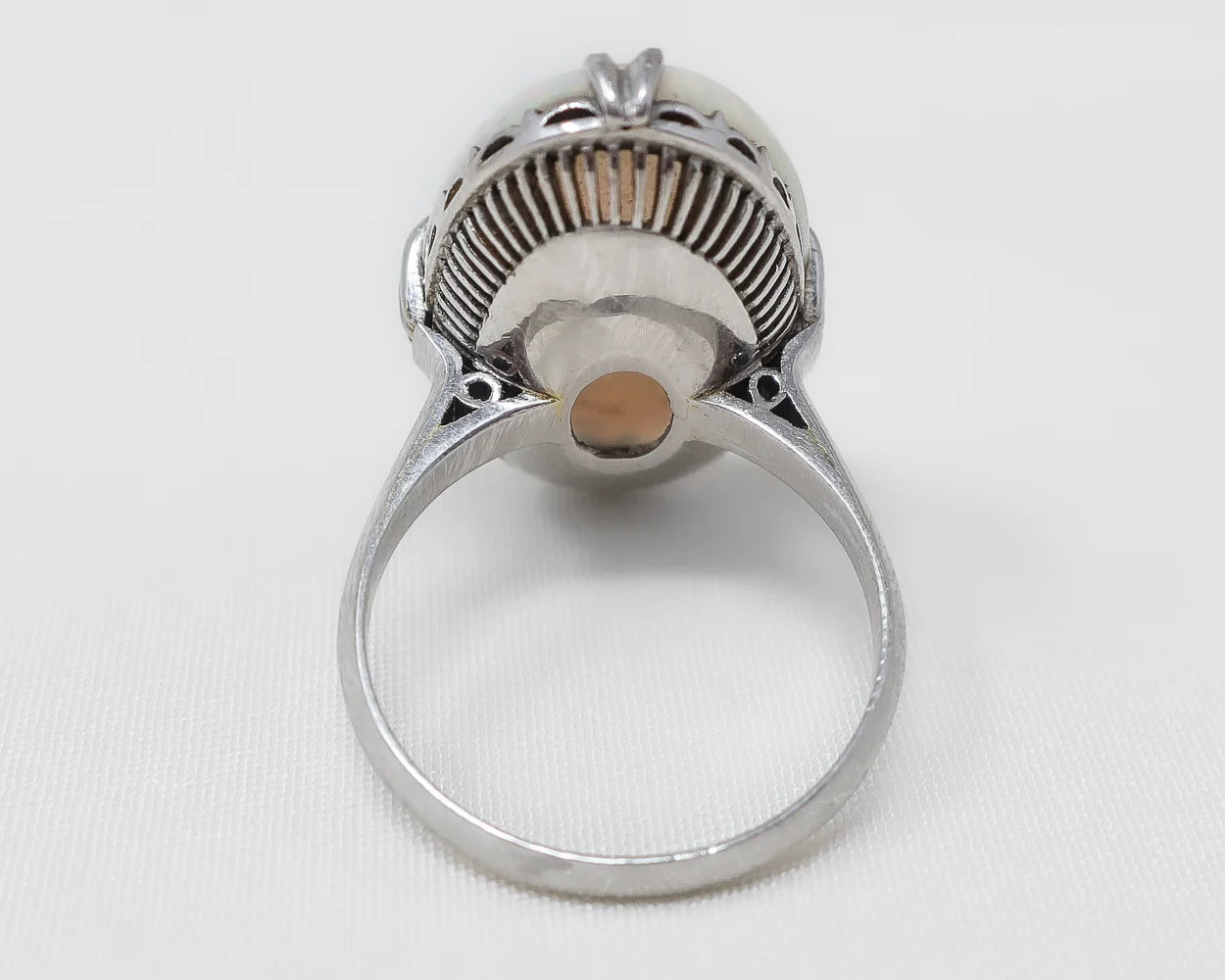 Art Deco Opal Dinner Ring - Image 3