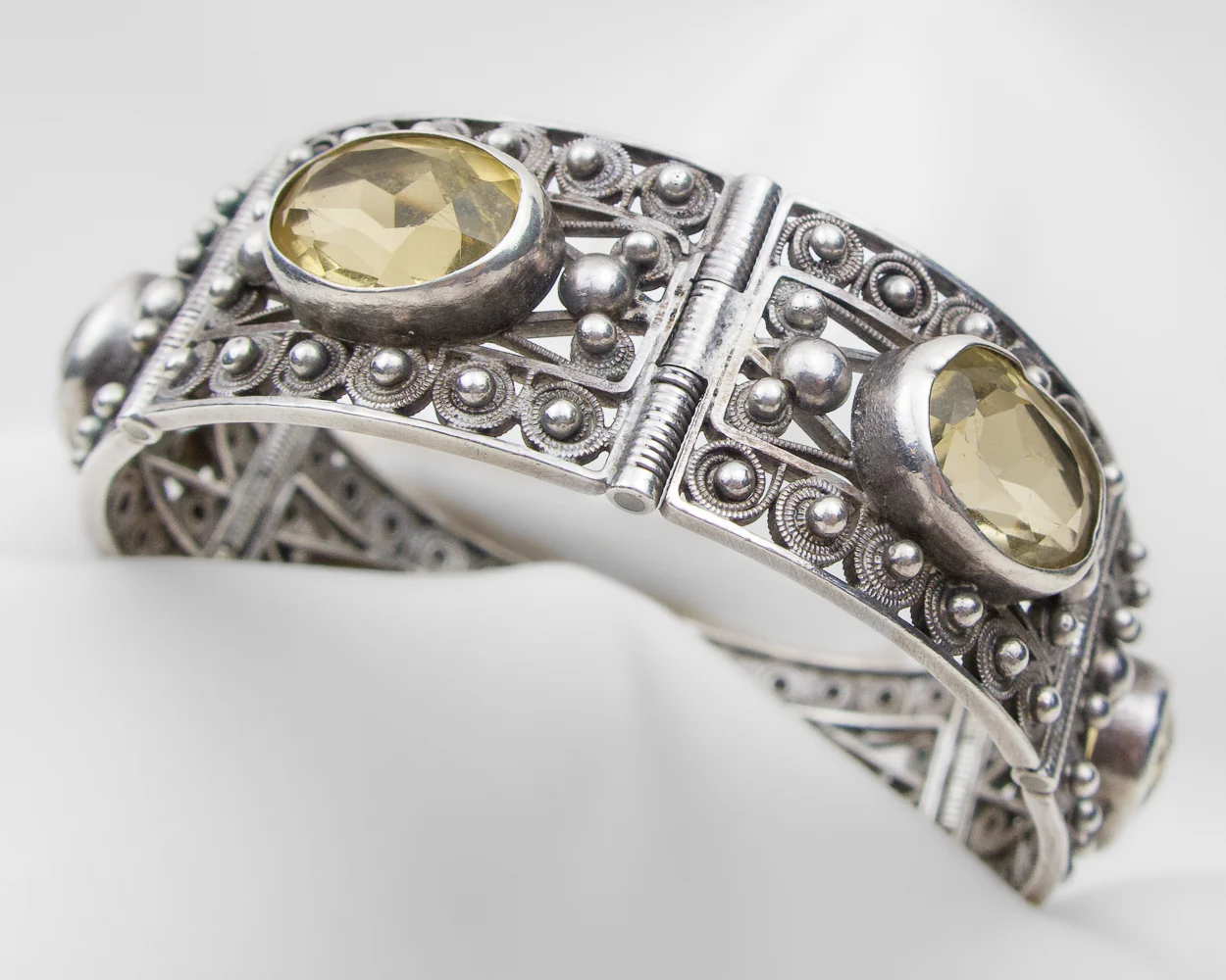 Art Nouveau Danish Citrine Bracelet - Image 4