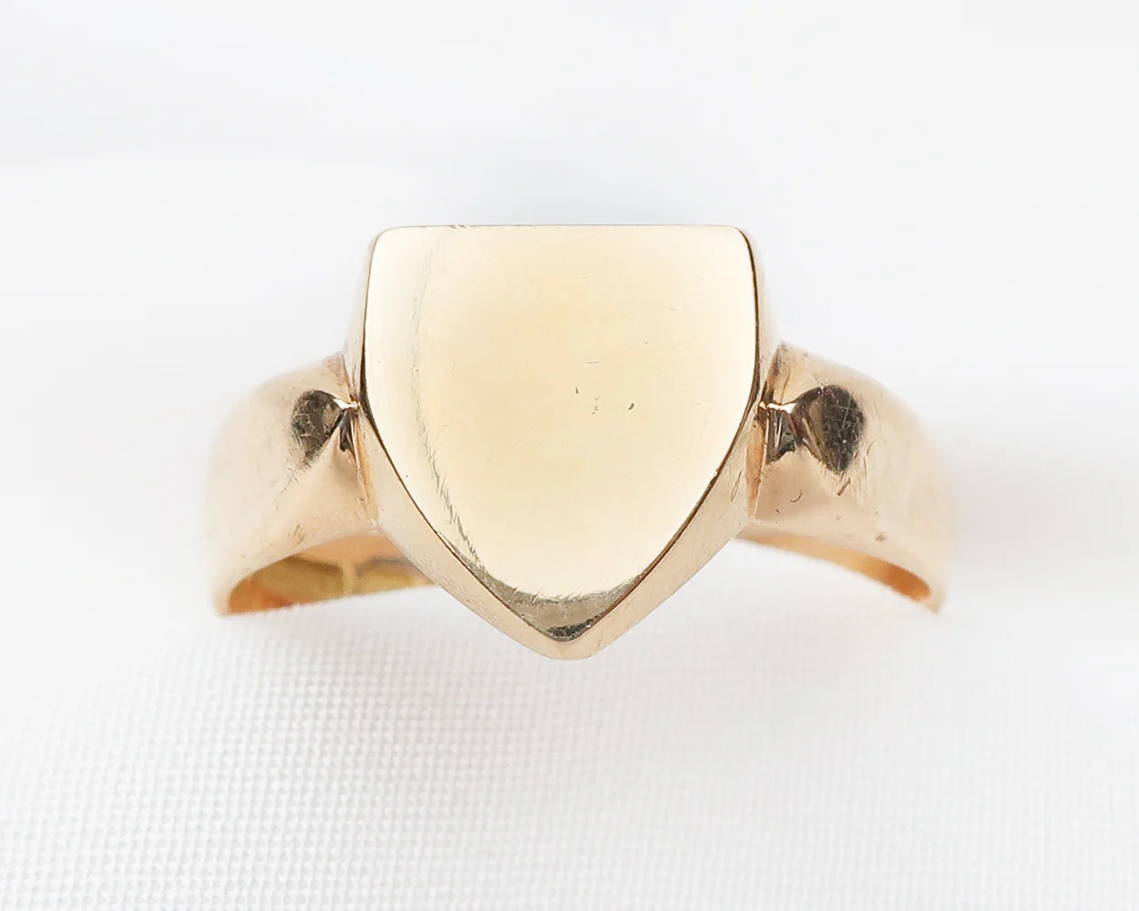 Victorian Birmingham Shield-Shaped Signet Ring