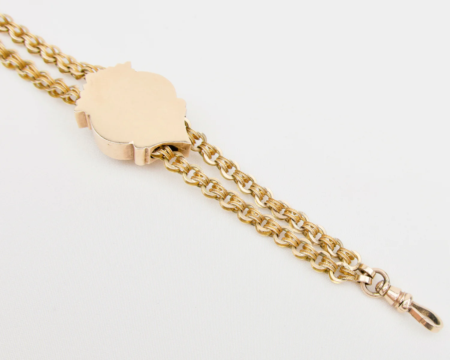 Victorian 14KT Garnet Slide Chain - Image 3