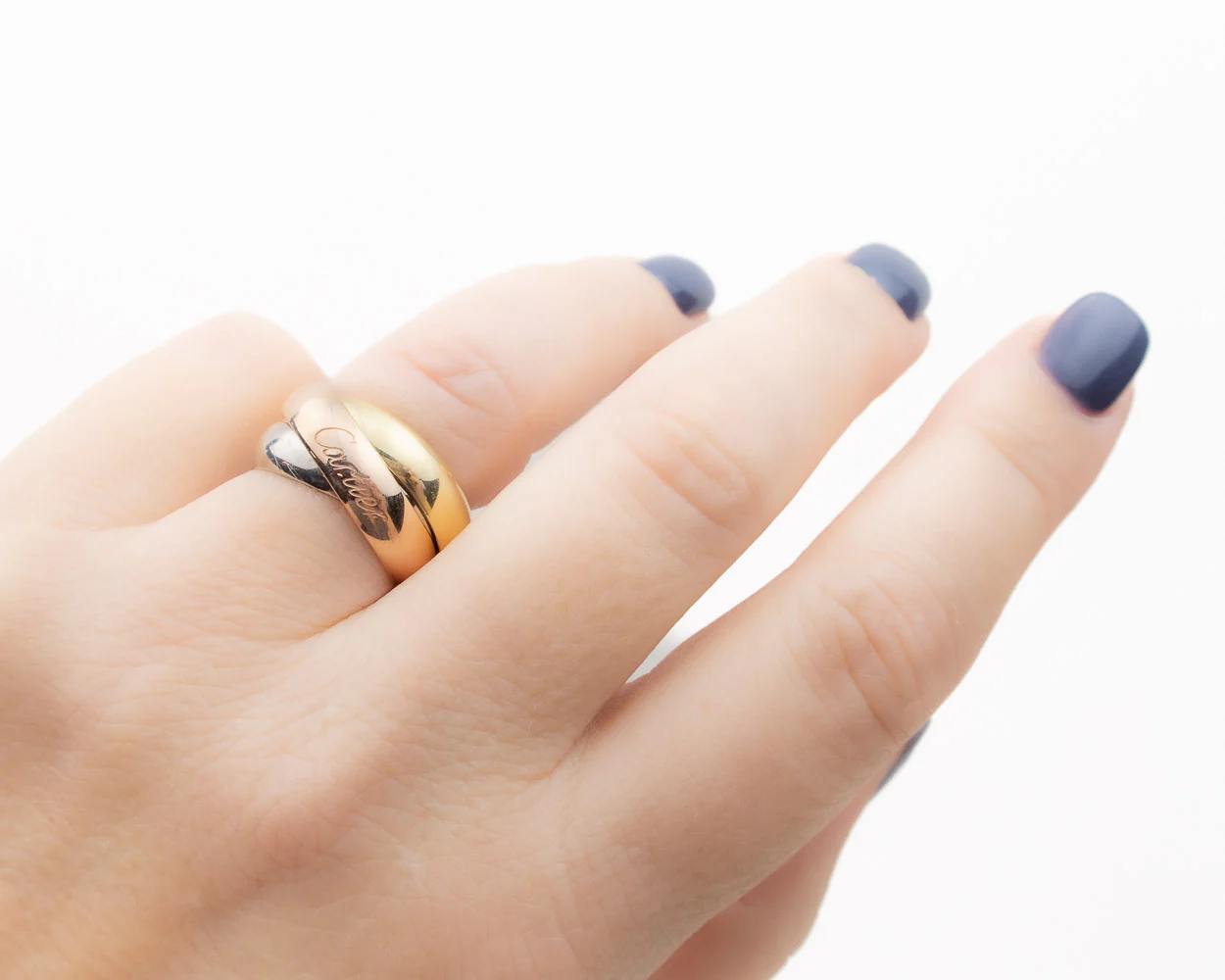 1980s Cartier Triple Gold Band - Image 3