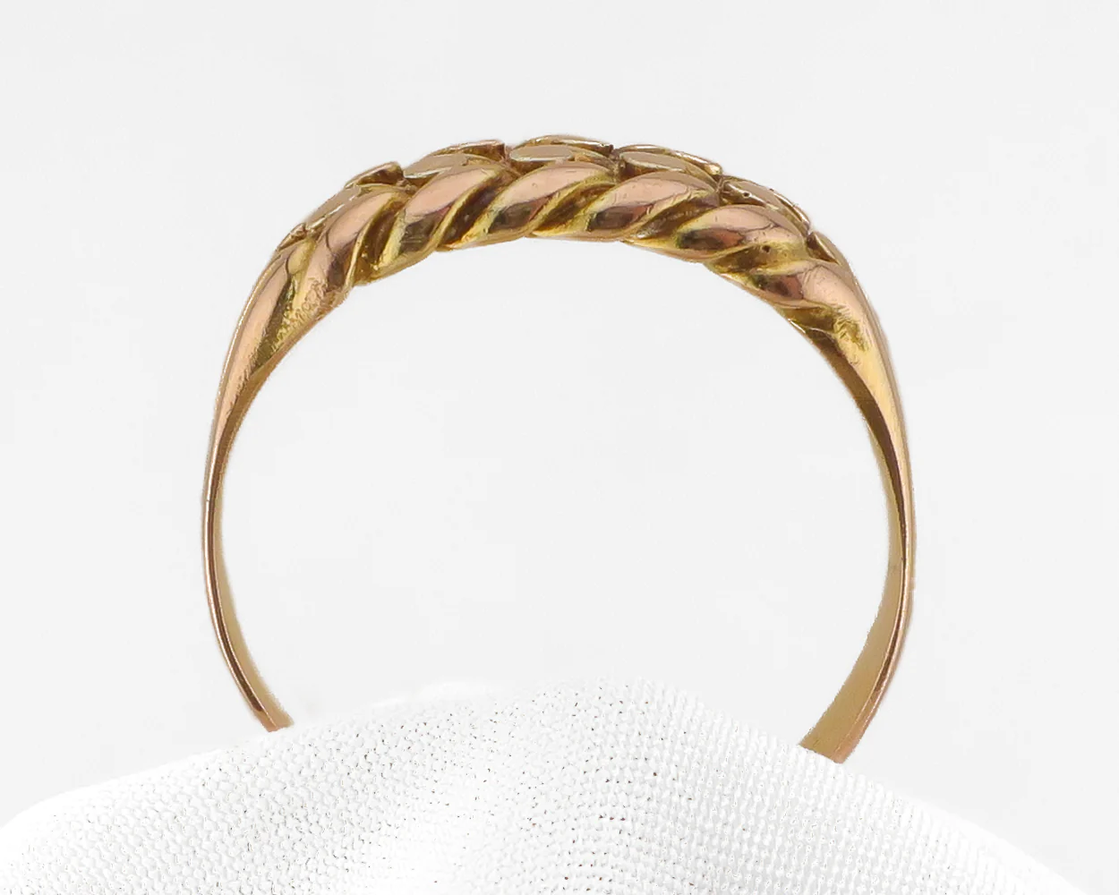 Dated 1890 Braided Keeper Ring - Image 3