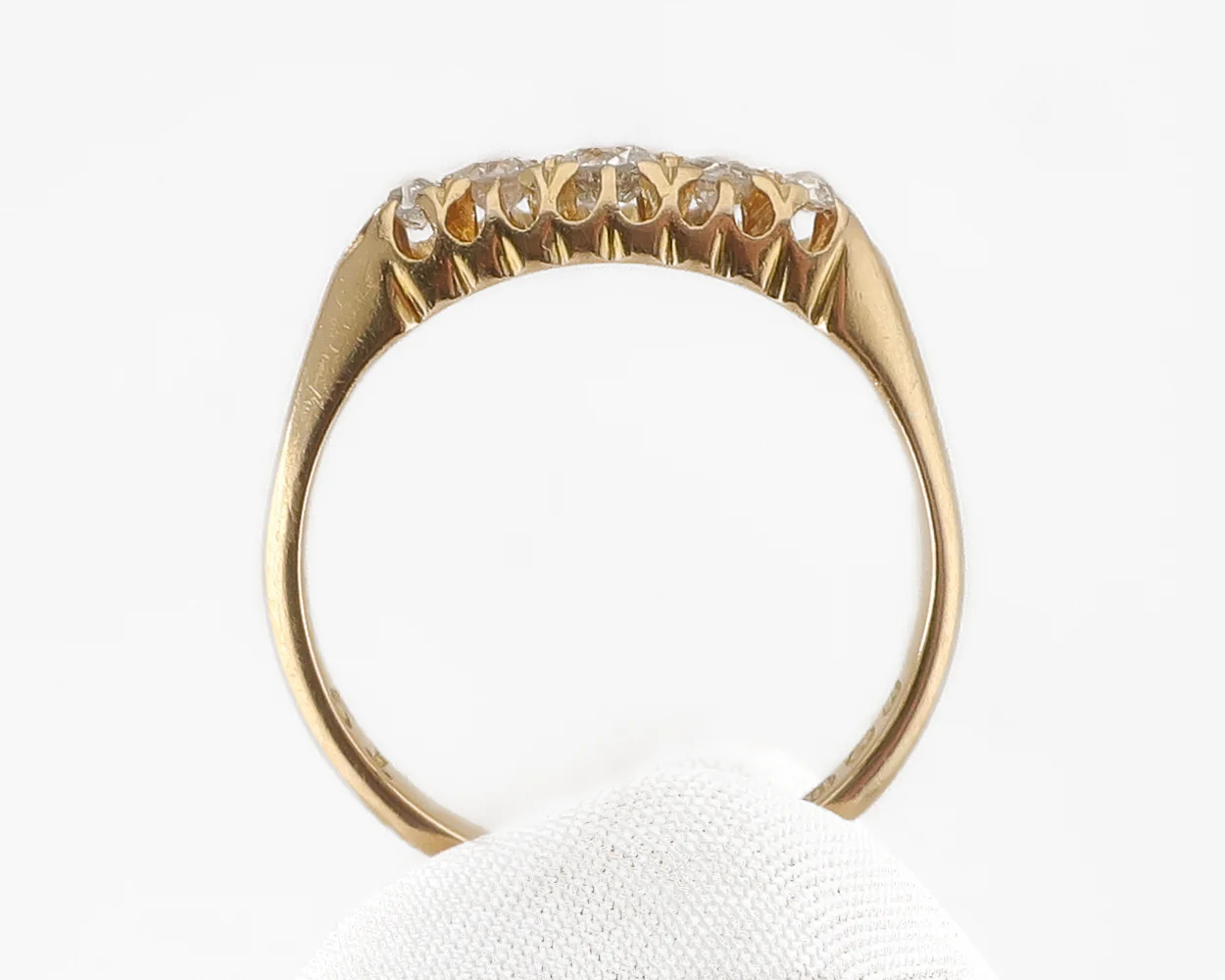 Edwardian 5-Stone Diamond Band - Image 2