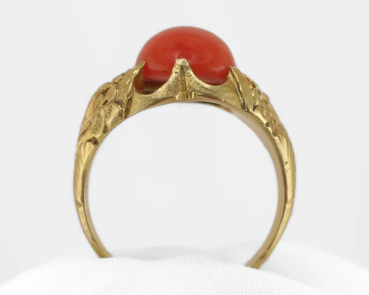 Early-Victorian Coral Ring - Image 3