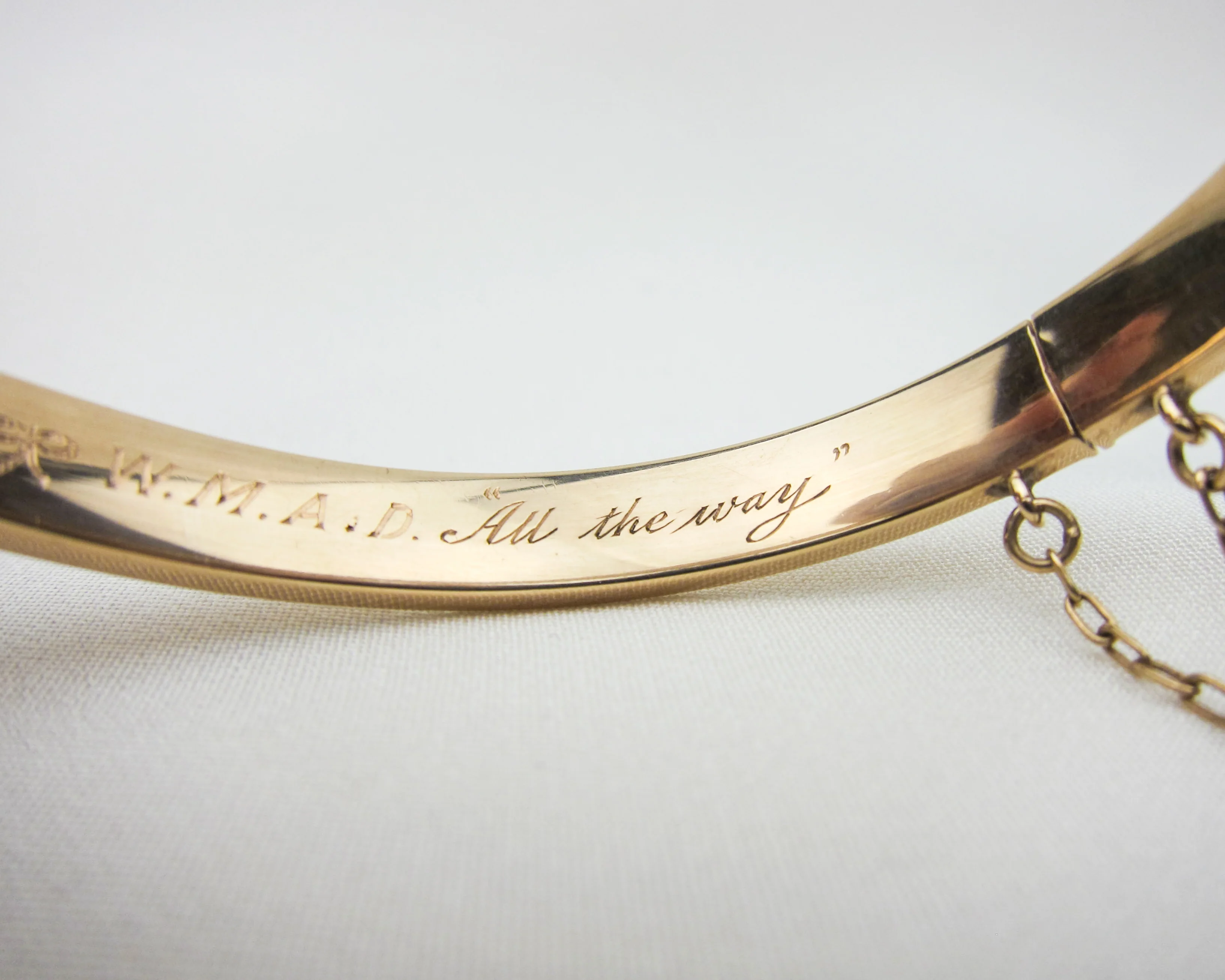 Edwardian Amethyst Bangle - Image 3
