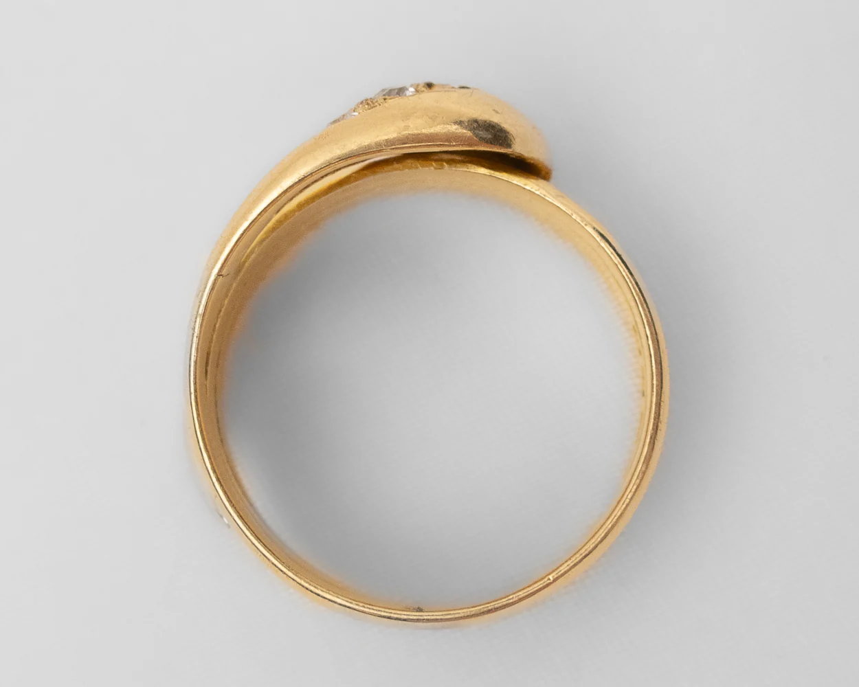 Edwardian Diamond Snake Ring - Image 3