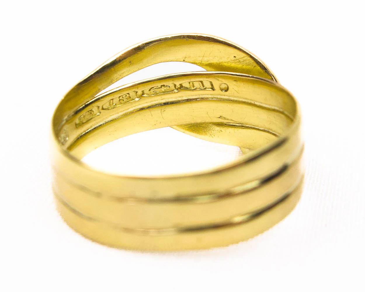 Edwardian Diamond Snake Ring - Image 5