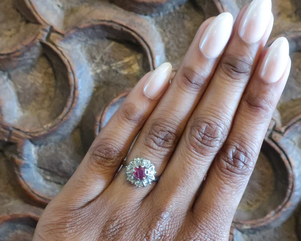Edwardian Ruby & Diamond Ring - Image 3