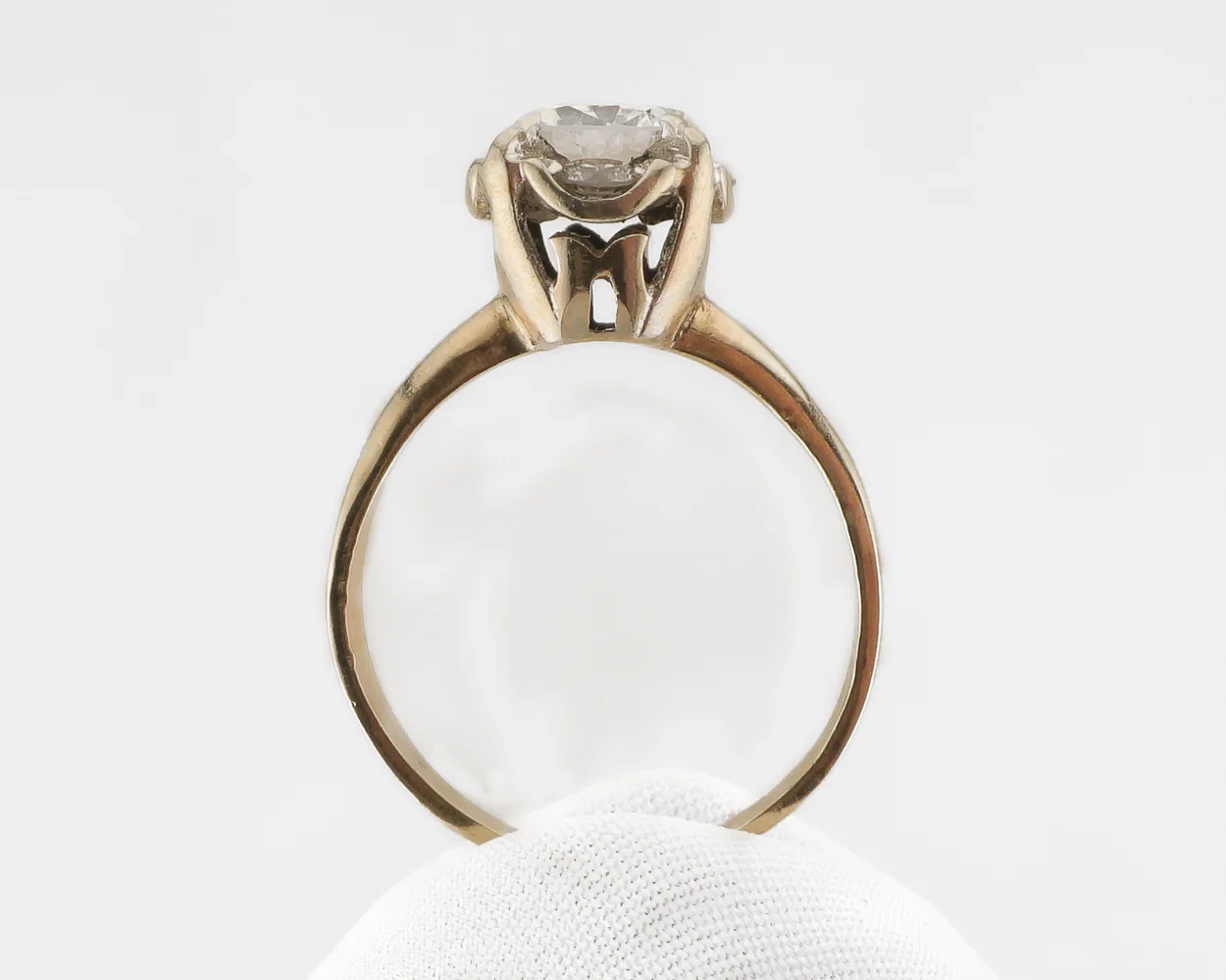 Vintage Illusion-Set Diamond Ring - Image 3
