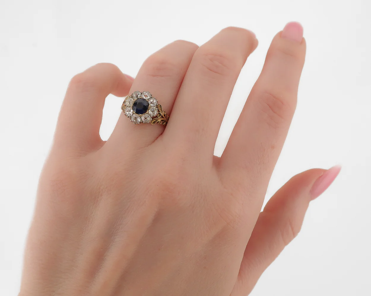 Mid-Victorian Sapphire & Diamond Ring - Image 4