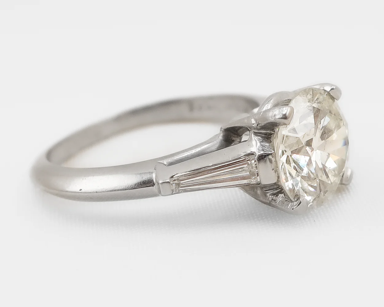 Midcentury 2.78-Carat Diamond Solitaire - Image 3