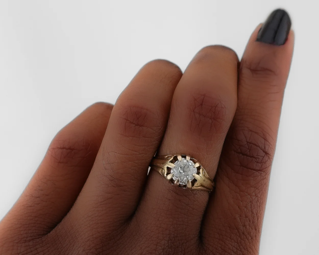 Victorian Old Mine-Cut Solitaire - Image 3
