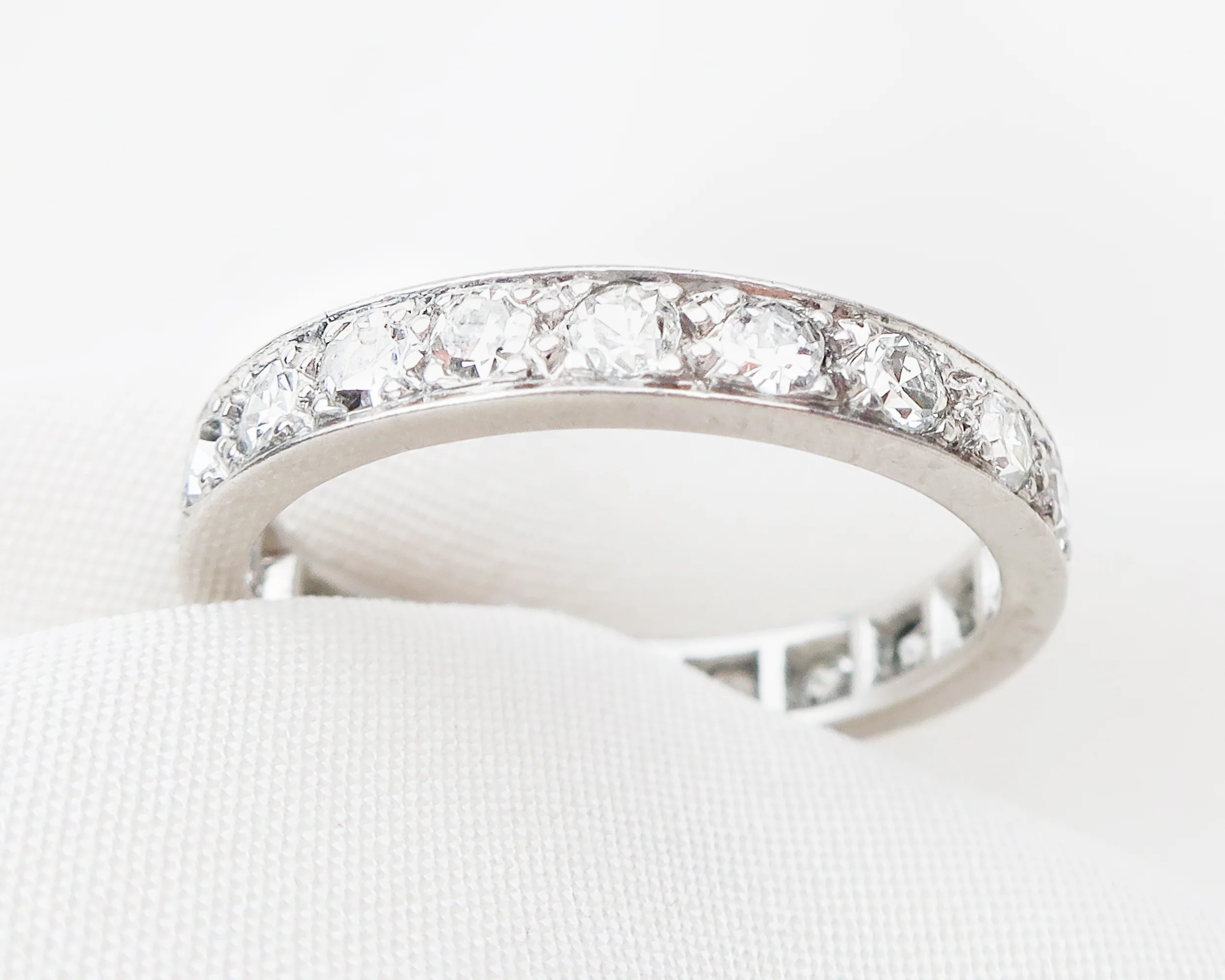 Art Deco French Eternity Band - Image 2