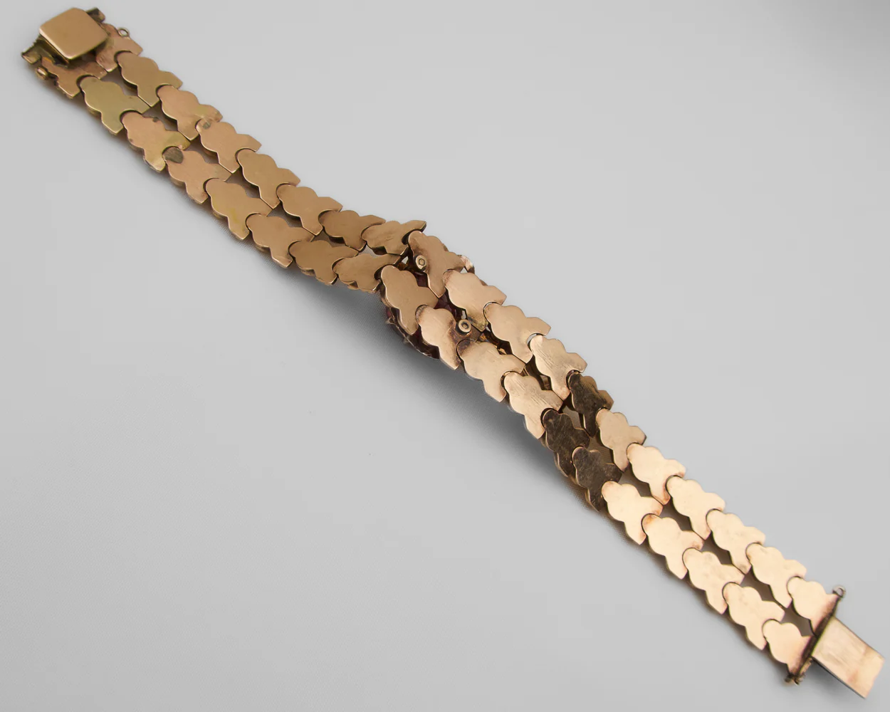 Retro Link Bracelet with Tourmalines - Image 4