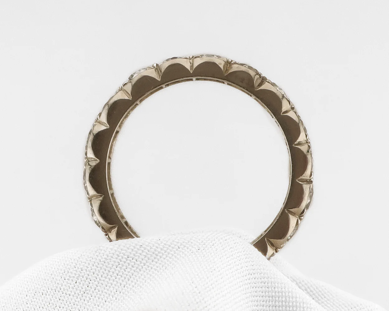 Retro-Era Diamond Eternity Band - Image 3