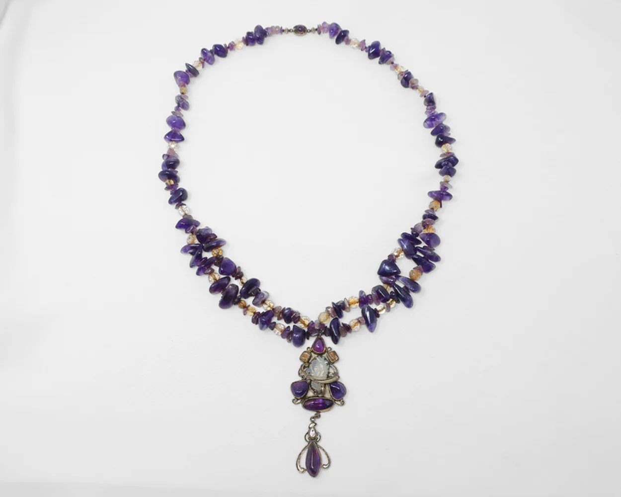 Vega Maddux Amethyst & Citrine Necklace - Image 2