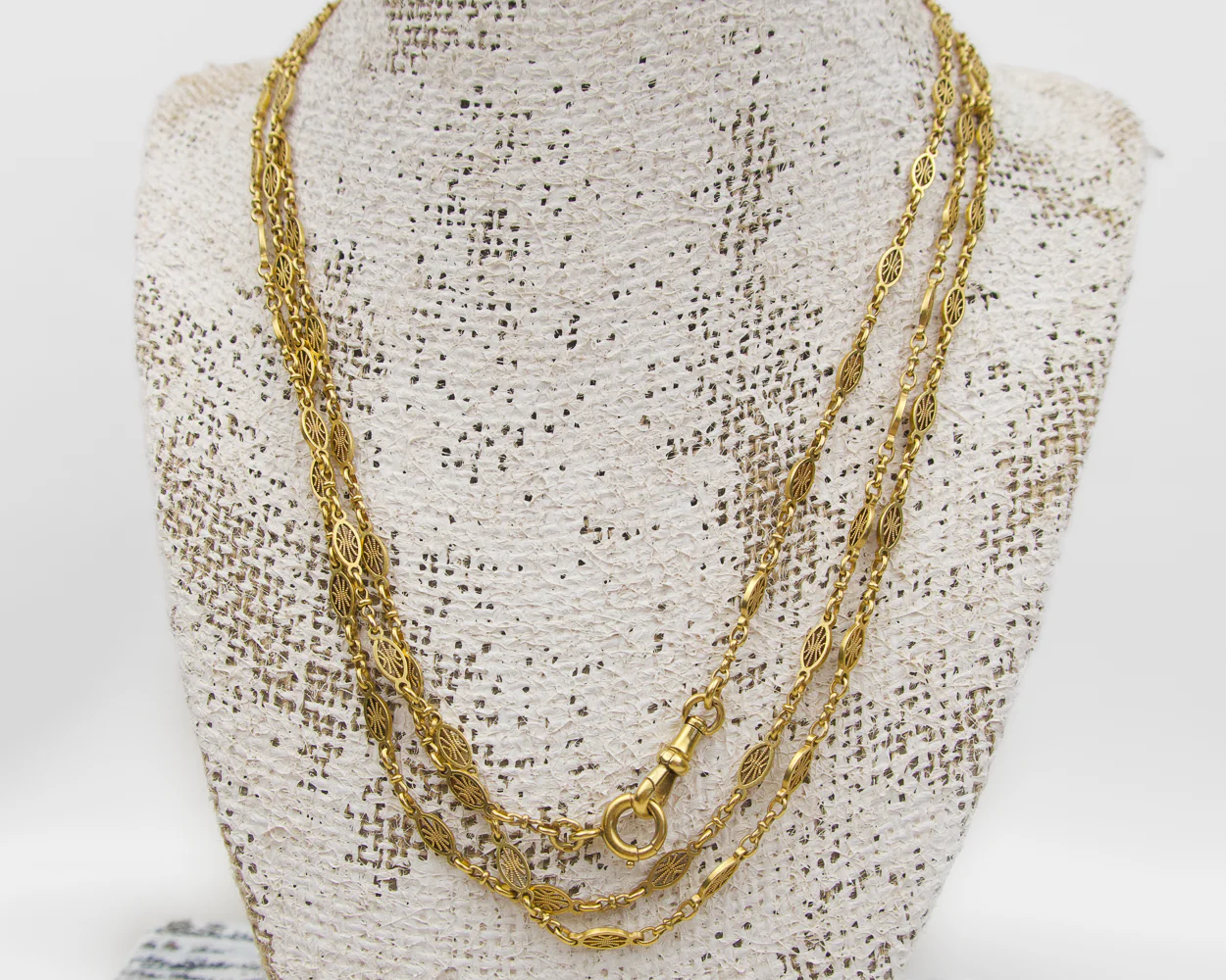 Victorian Fancy-Link 18KT Chain - Image 2