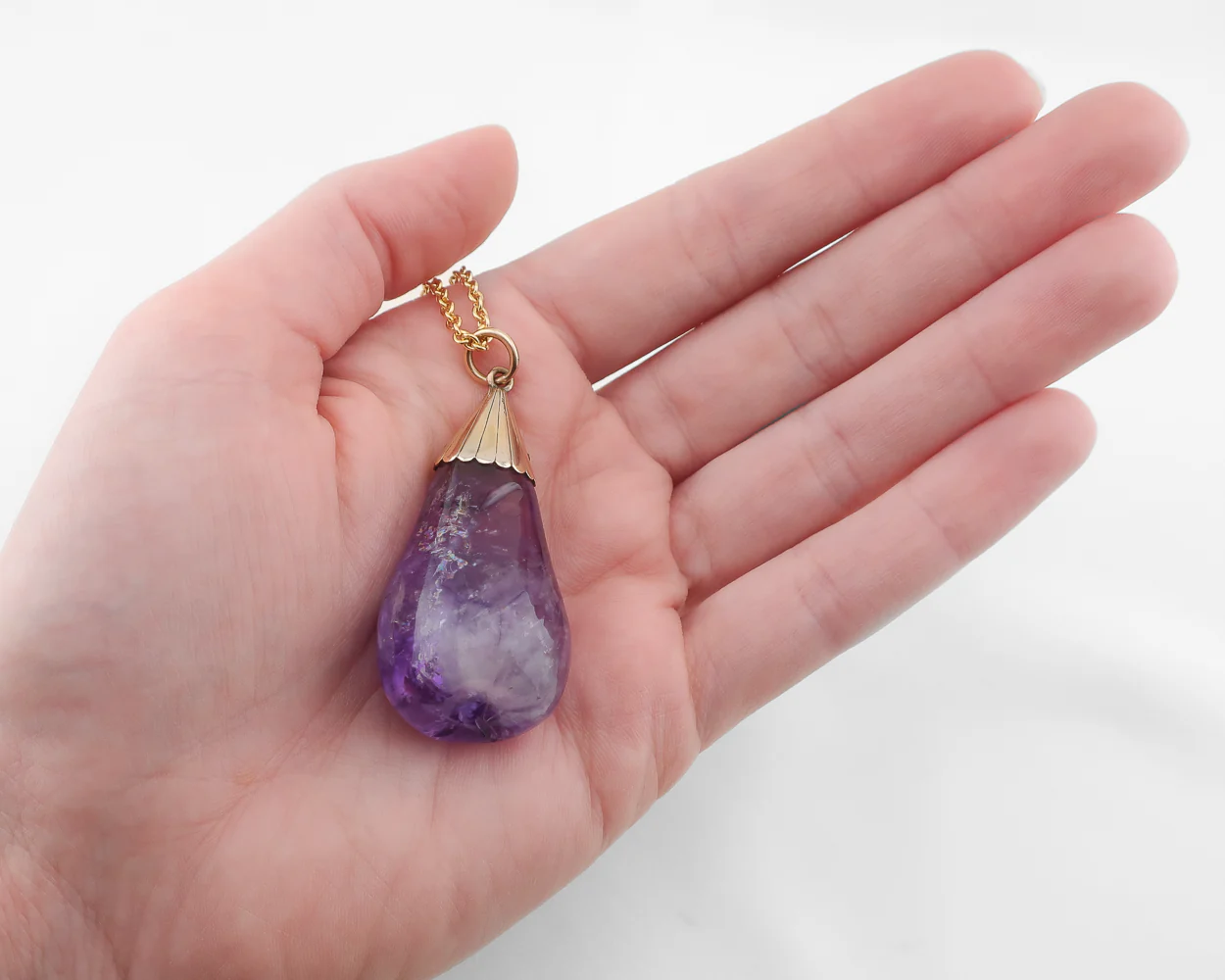 Victorian Amethyst Pendant - Image 3