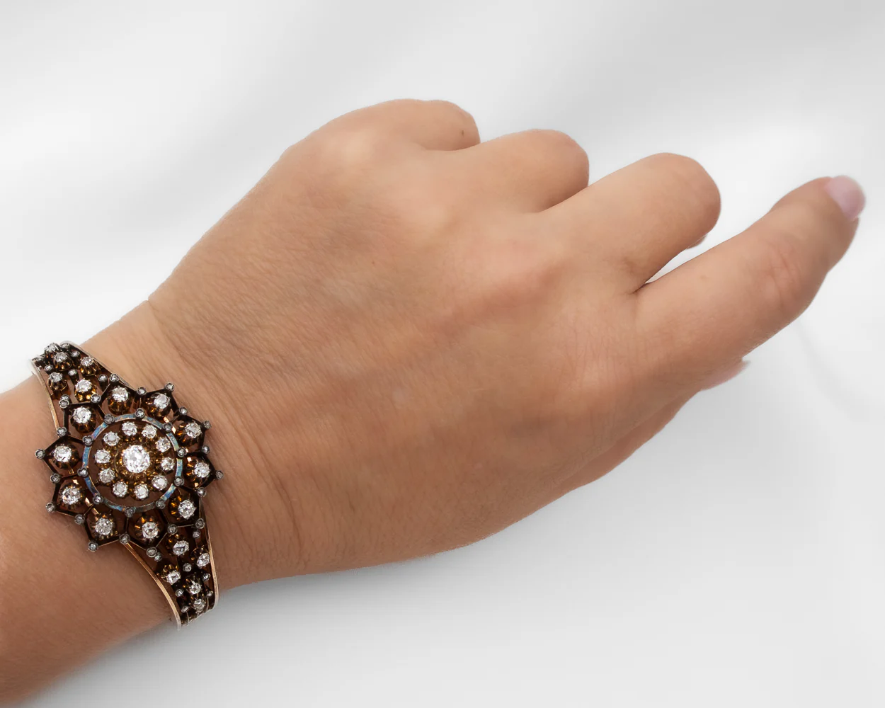 Victorian Diamond Bangle - Image 3