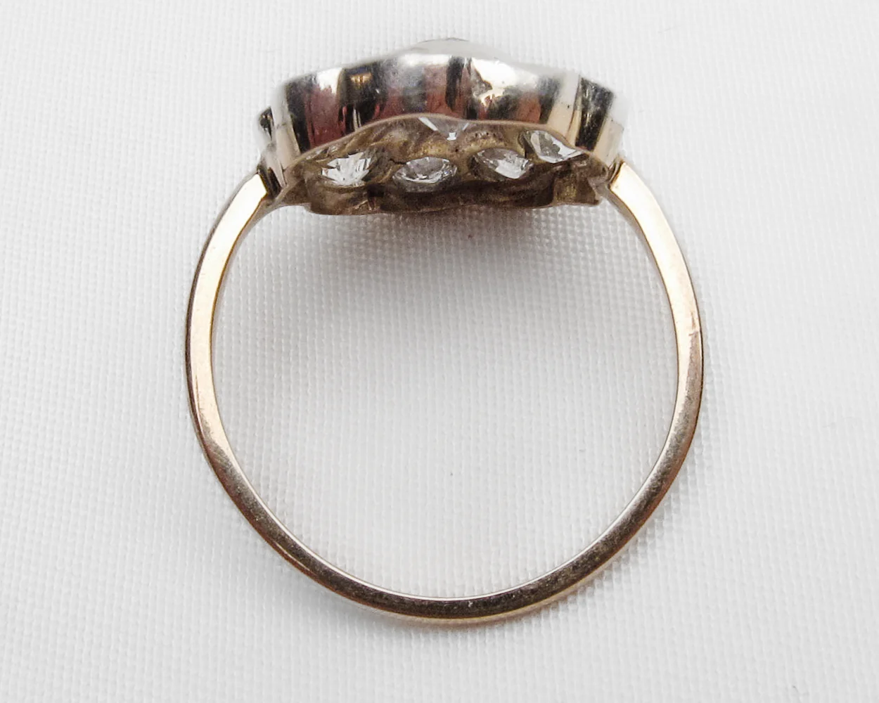 Victorian Diamond Cluster Ring - Image 4