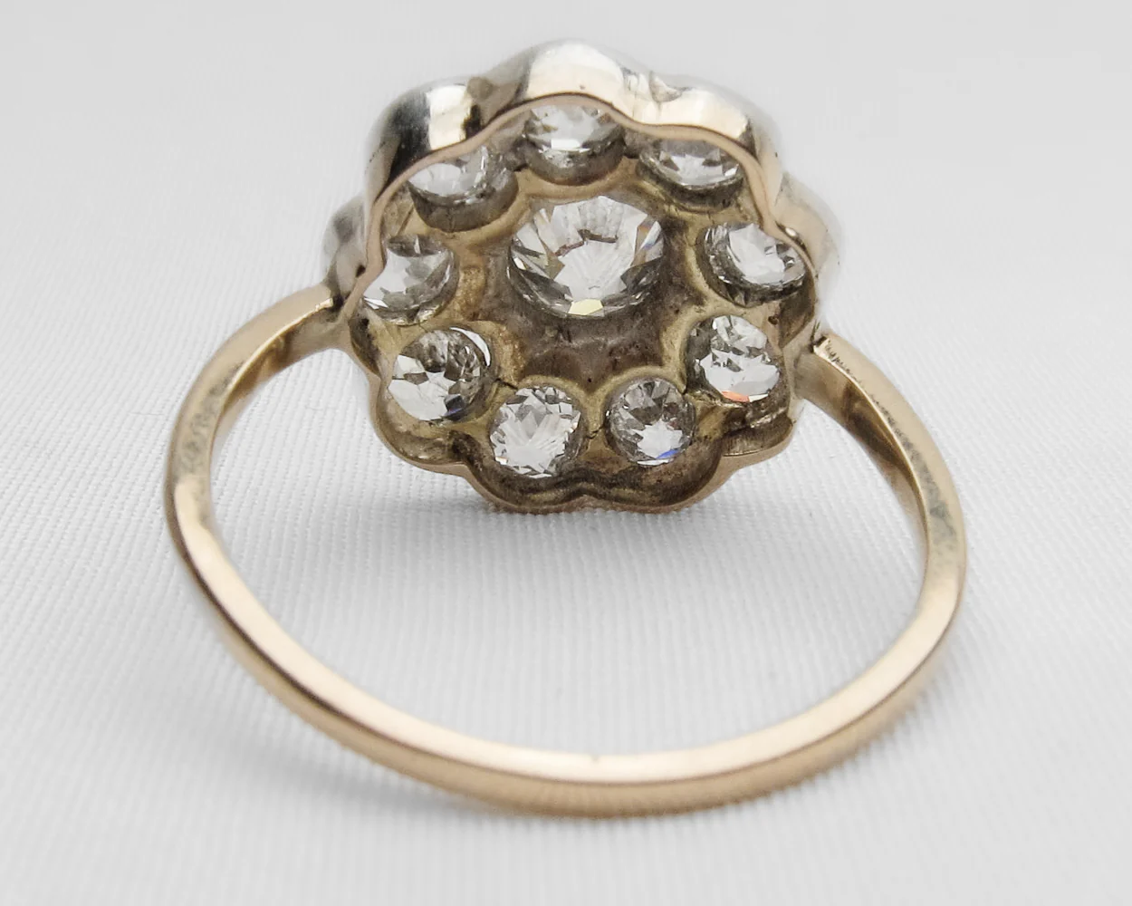 Victorian Diamond Cluster Ring - Image 5