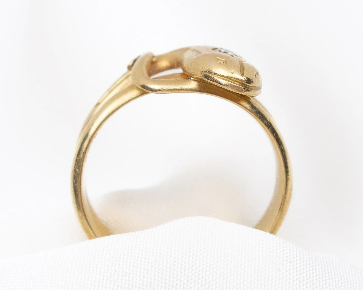 Victorian Diamond Snake Ring - Image 3