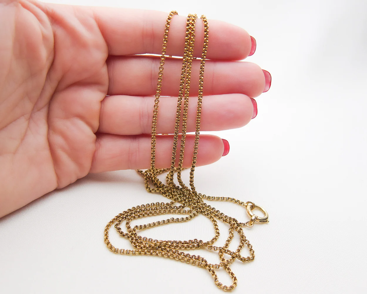 Victorian French Gold Chain - Image 2