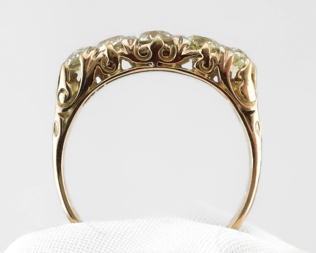 Victorian 5-Stone Diamond Ring - Image 3