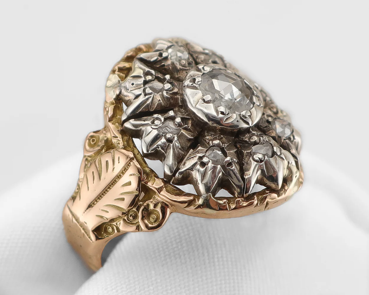 Victorian Rose-Cut Diamond Ring - Image 3